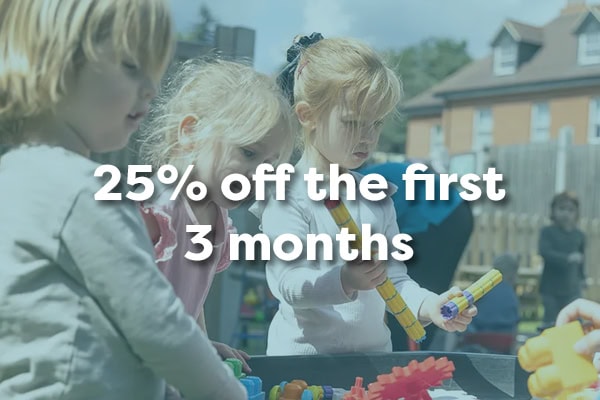 25% off Nursery Monkey Puzzle Day Nursery & Preschool Olympia
