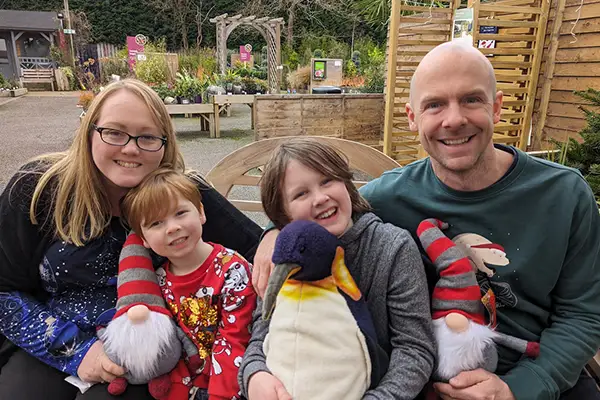 Andy and Cheryl Newnham, franchisees at Monkey Puzzle Hartley Wintney and husband and wife