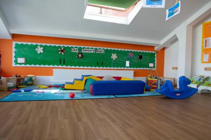 babies room at Monkey Puzzle West Kensington