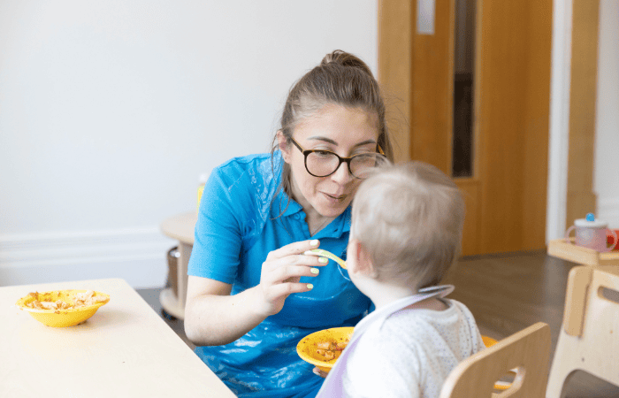 Baby Nutrition at Monkey Puzzle Day Nurseries West Kensington