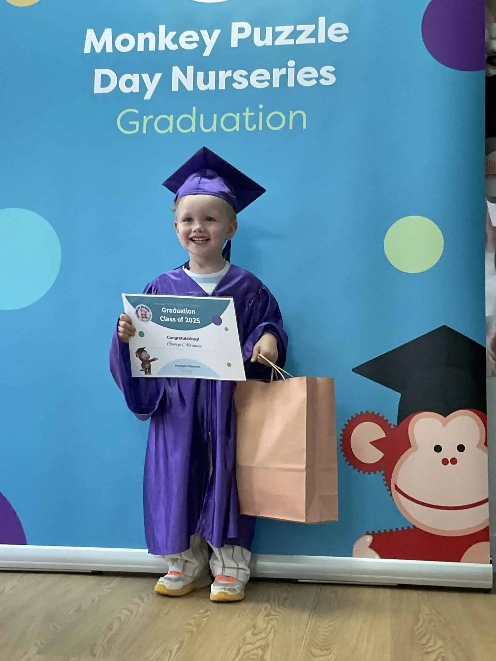 Monkey Puzzle West Kensington Graduation 2025