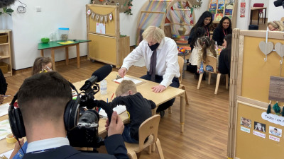Boris Johnson in Greenford Nursery