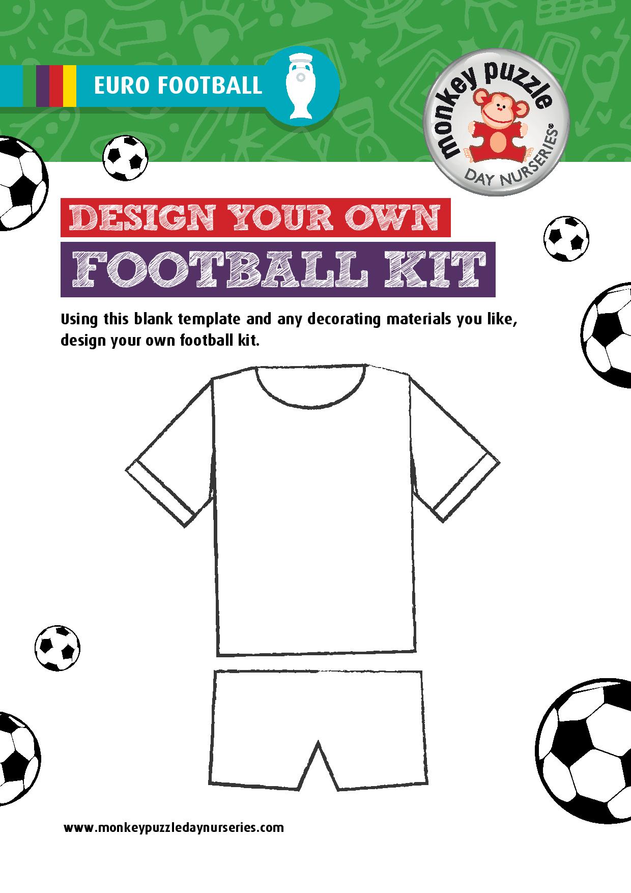 Design Your Own Football Kit Activity