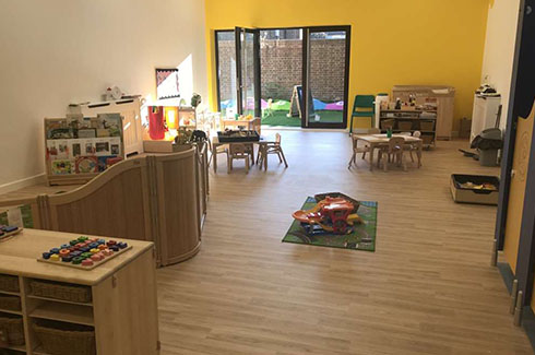 Toddler area at Battersea nursery