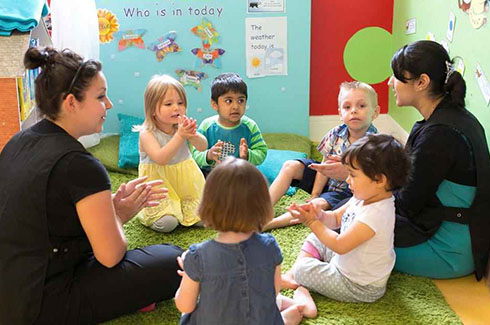 Toddler activities at High Wycombe nursery
