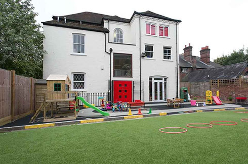 Outside area at High Wycombe nursery