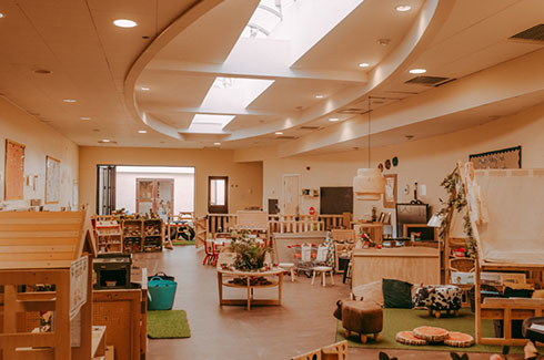 Inside Portsmouth South nursery