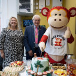 Mayor of Guildford Dennis Booth and Monkey Puzzle nursery manager