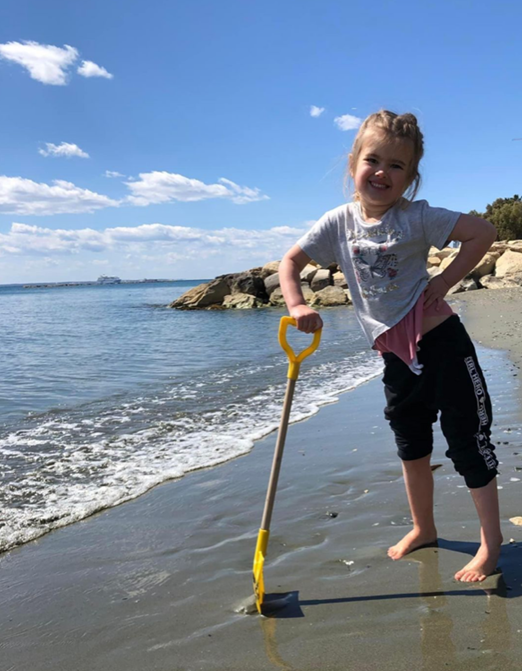Enjoying the seaside in Cyprus