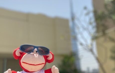 Enjoying the sun in Dubai