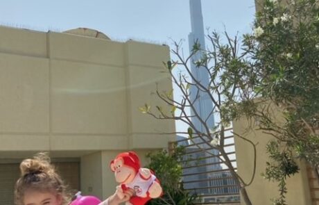 Marvin and friends enjoying Dubai