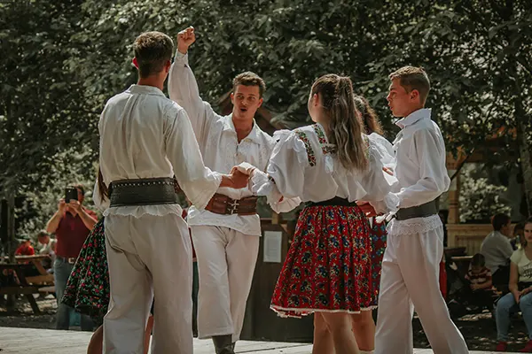 Hora dancing from Romania