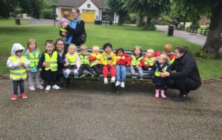 Trips out to the park for nursery children