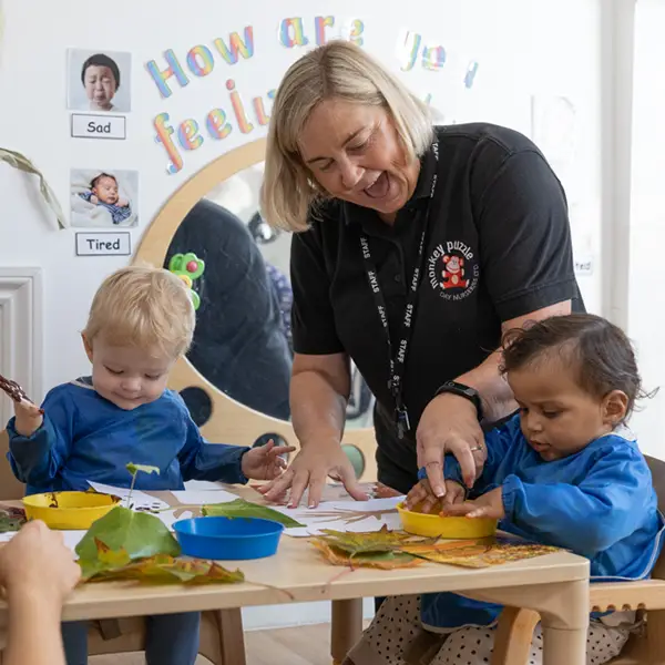 What do I enjoy about working in a Monkey Puzzle nursery and preschool?