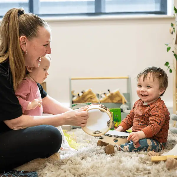 Childcare support and early childhood development at Monkey Puzzle Day Nurseries.